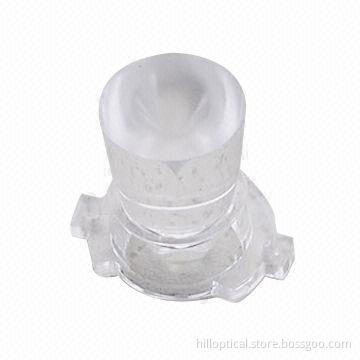 LED candle light lens/LED optical lens, measures 12mm, 300 beam angle°